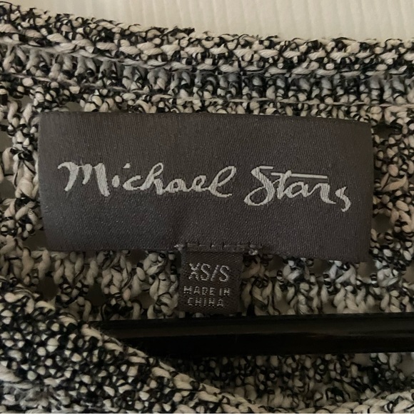 MICHAEL STARS  Pullover Sweater X-Small/Small Black and White - Picture 3 of 3